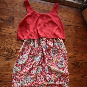 Long Paisley Xhilaration Maxi Dress S